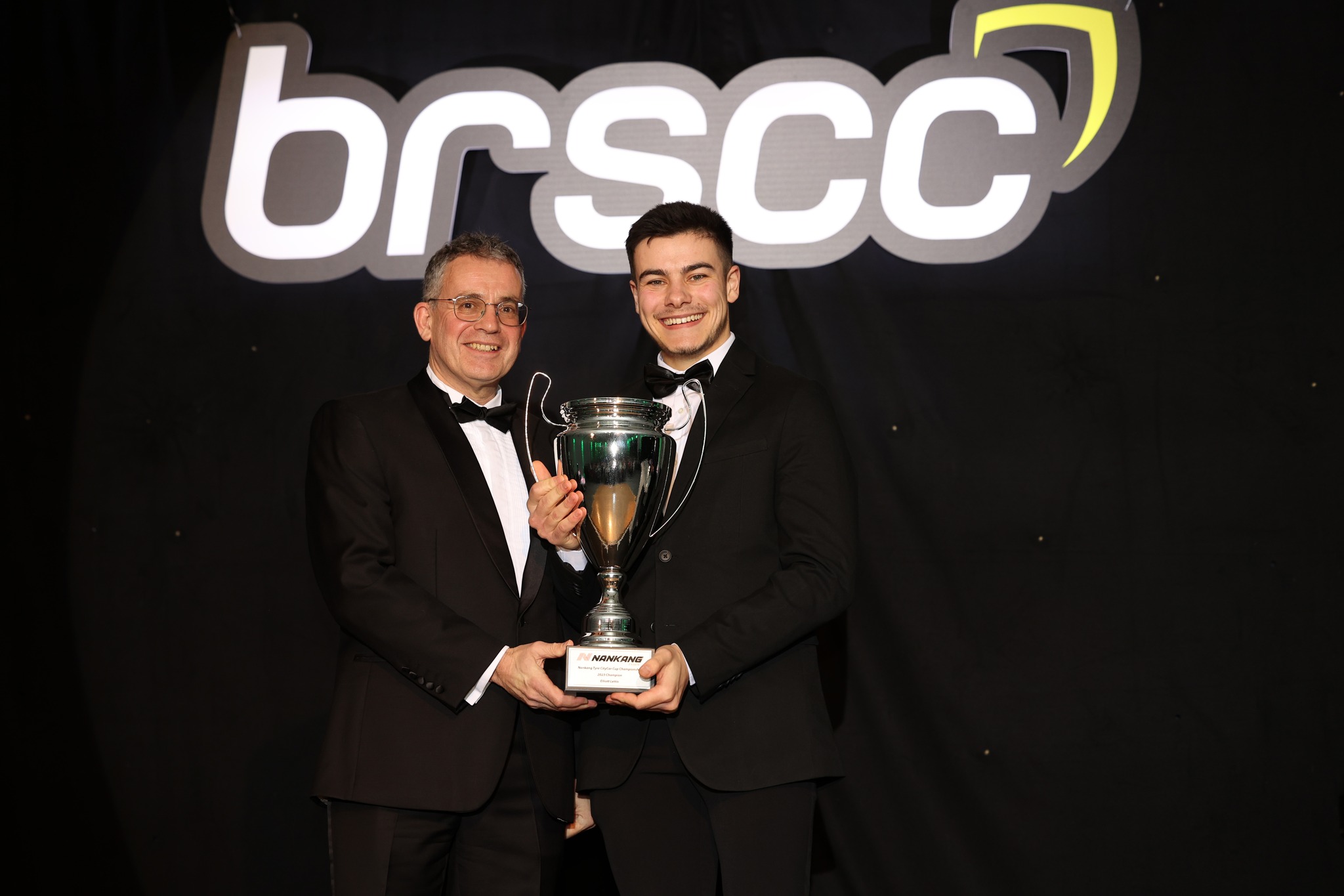 BRSCC-Awards-DEc-2023-Elliot-Lettis-R-Peter-Daly-L 2023 CityCar Cup Champion Elliot Lettis joins City College Norwich from Oulton Park