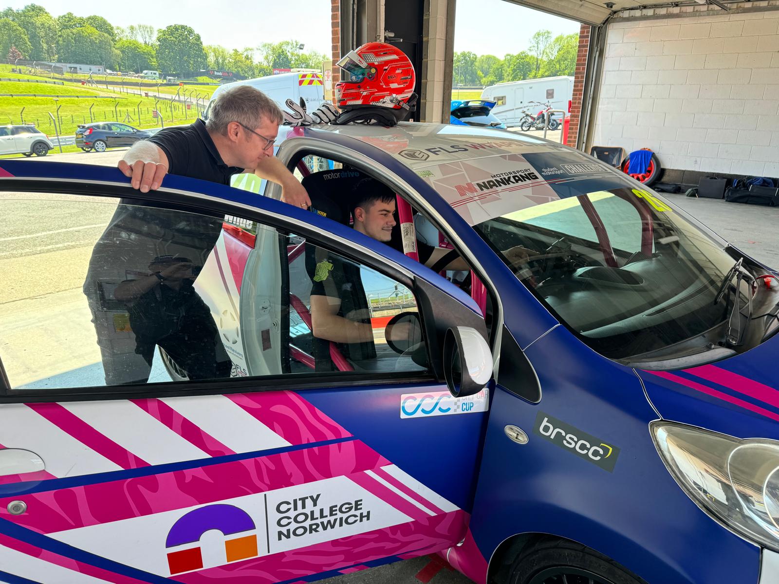 City-College-Norwich-Brands-Hatch-Elliot-Lettis-Testing-20.05.24-1 2023 CityCar Cup Champion Elliot Lettis joins City College Norwich from Oulton Park