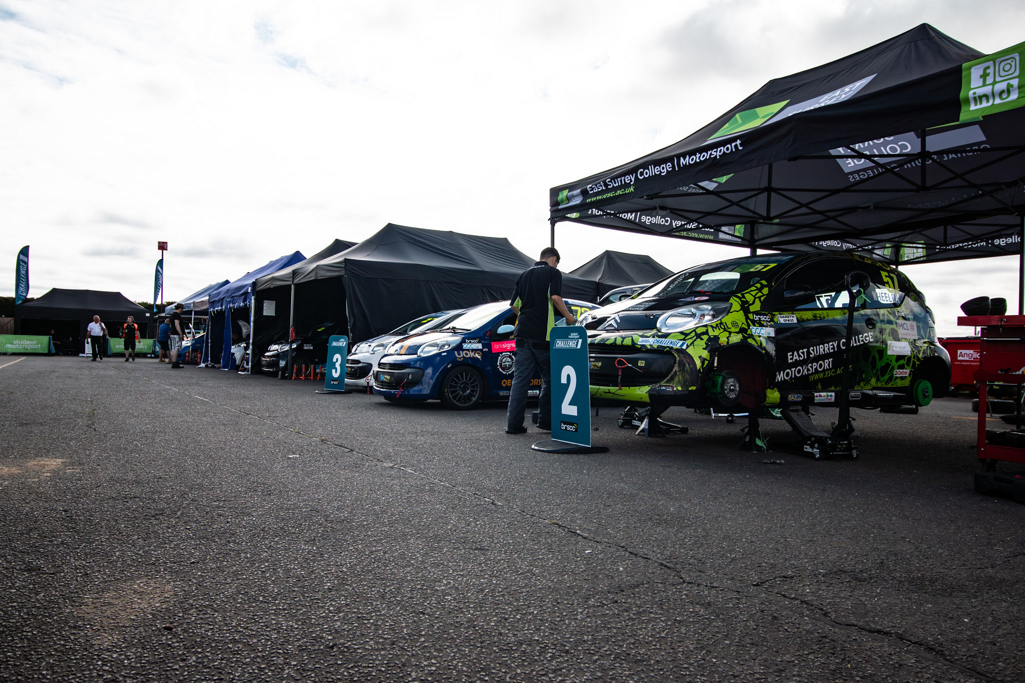 Paddock-45-a.a.-24.07.22 Team Northbrook Racing Maintains Gap to West Suffolk College ME as Pollock Takes Two Victories at Snetterton