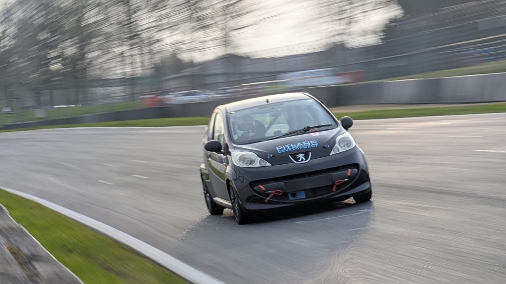 Pitlane Development with Driver Reuben Lowe testing at Brands Hatch - March 2026 (Photo: P1 Productions)