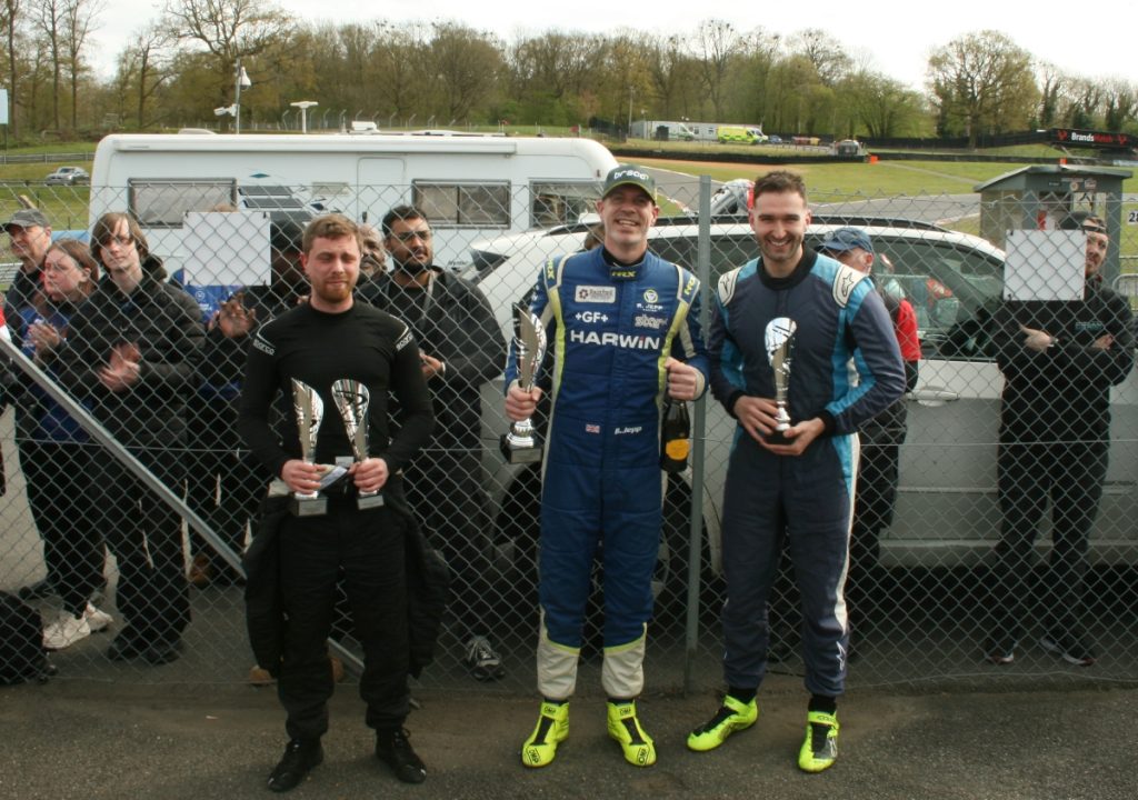 Podium-Race-One-1-Andy-Lloyd-1024x720 TNR / Jepp and BCR / Dyer Win As record SMo Competition Grid kicks off 2026 at Brands Hatch