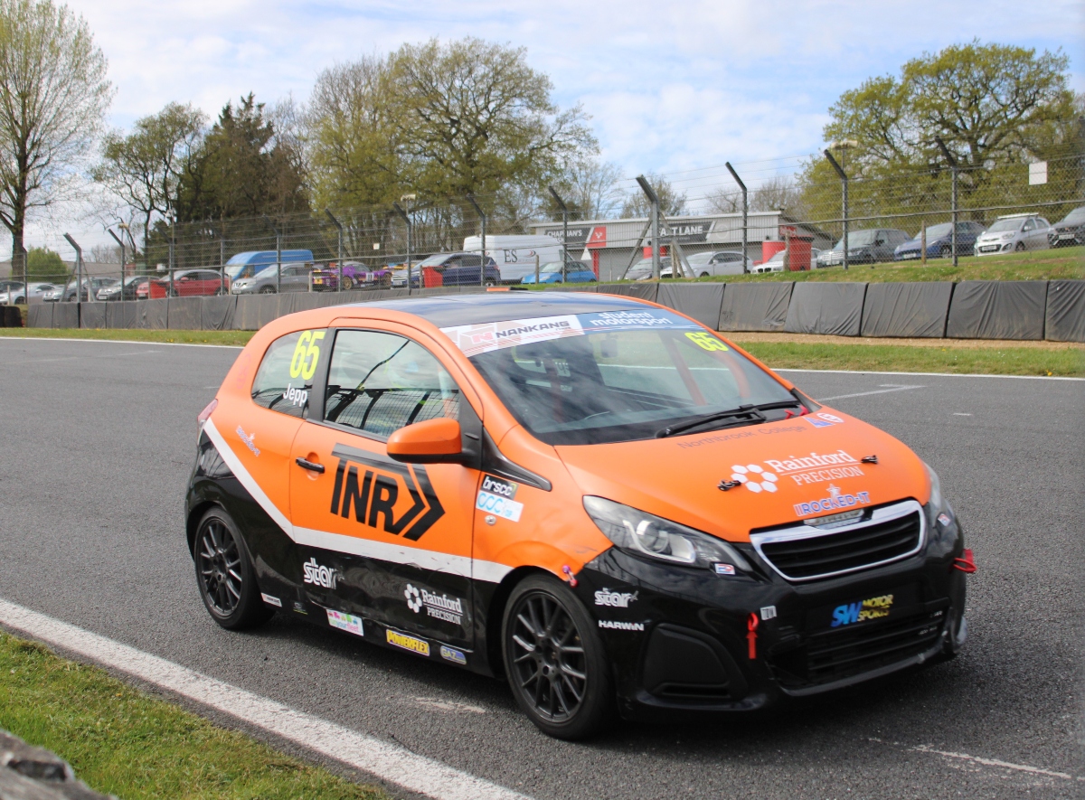 #65 TNR Peugeot 108 driven by Richard Jepp (Photo: Isabel Clarke)